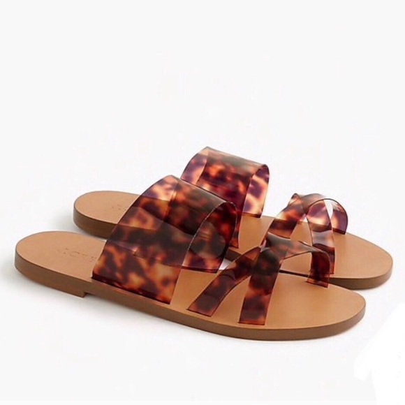 J. Crew Shoes - J. Crew Bali Tortoise Slides